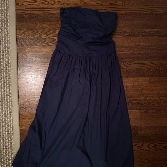 Band of the Free | Drop Waist Navy Blue Dress Size L - Picture 3 of 4